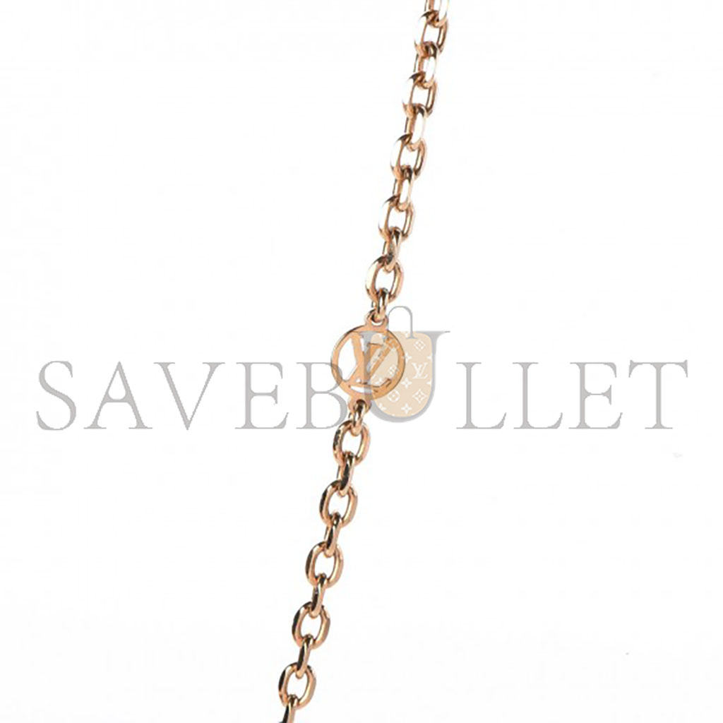 LOUIS VUITTON TWIN LOCKS SUPPLE NECKLACE M64887